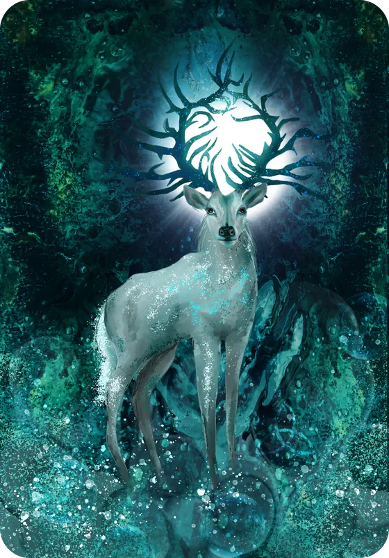 The White Deer card from Inner Guide Cards